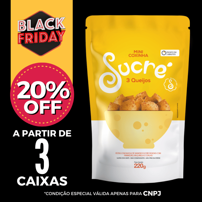 Coxinha de Queijo 220g - Sucré